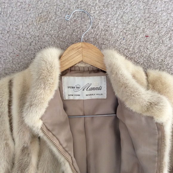 Blond Mink  3/4 length jacket - Picture 4 of 4